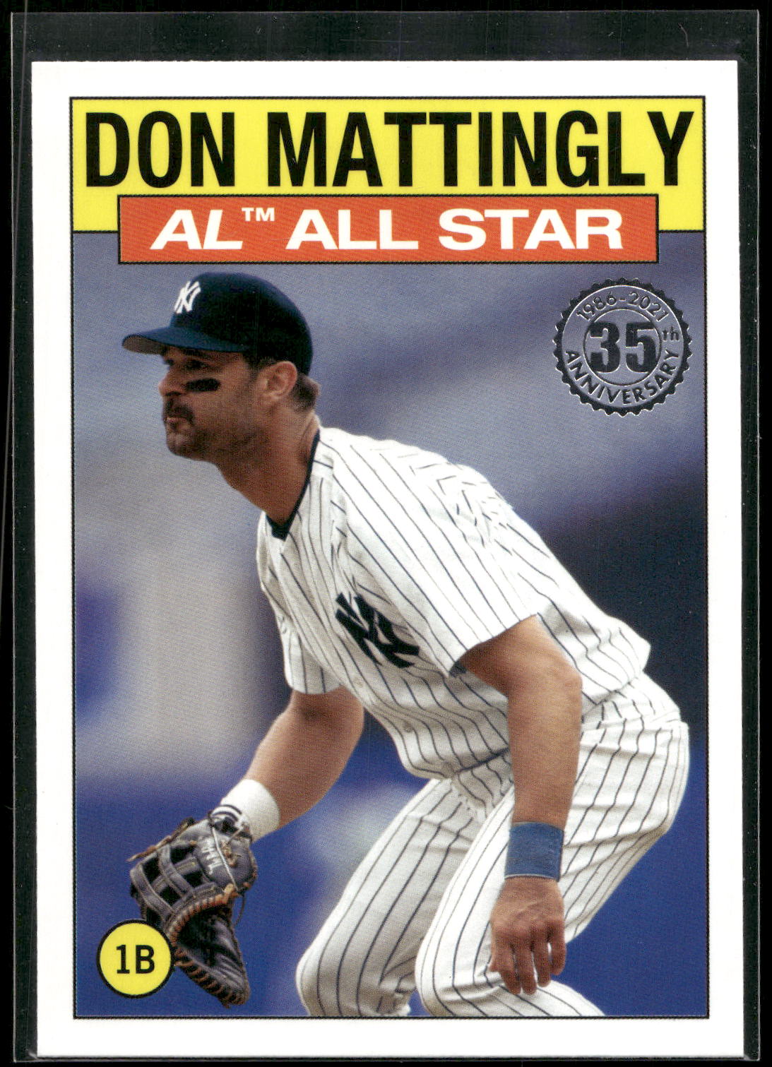 2021 Topps #86AS-34 Don Mattingly 1986 Topps Baseball 35th Anniversary All-Stars