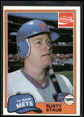 1981 Topps Coca-Cola New York Mets #7 Rusty Staub