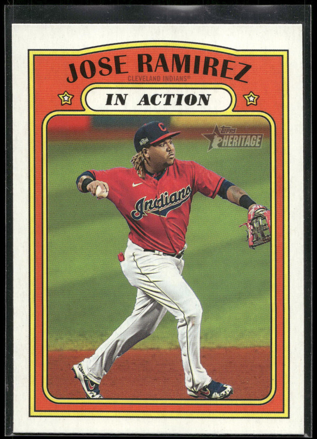 2021 Topps Heritage #298 Jose Ramirez