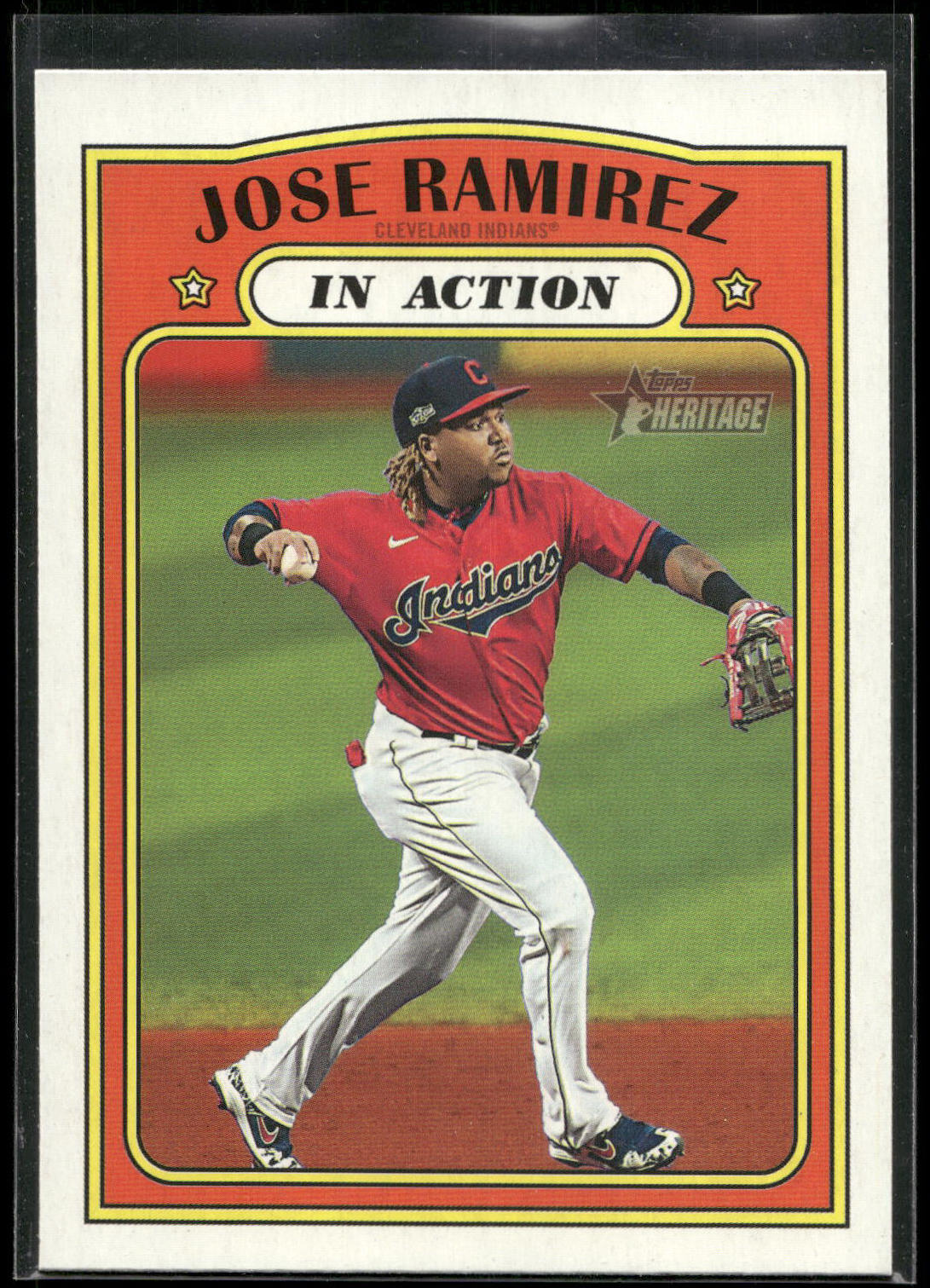 2021 Topps Heritage #298 Jose Ramirez