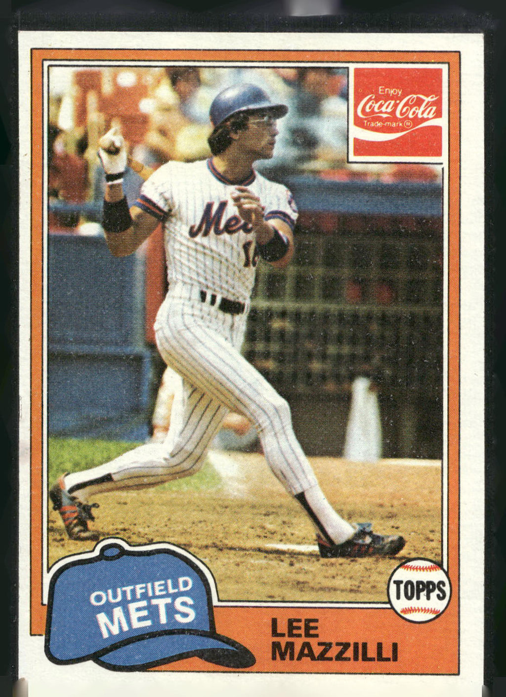 1981 Topps Coca-Cola New York Mets #6 Lee Mazzilli