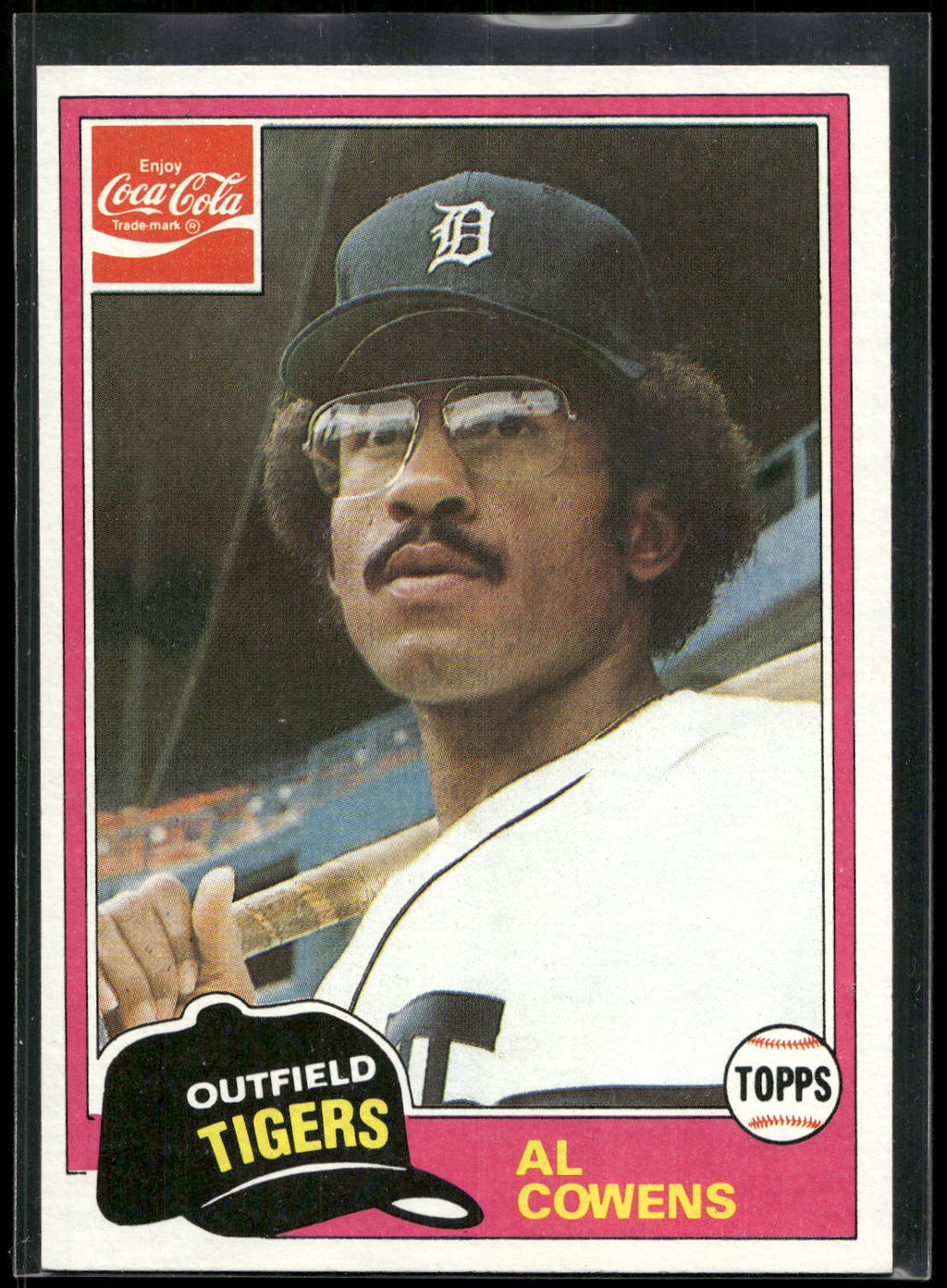 1981 Topps Coca-Cola Detroit Tigers #2 Al Cowens