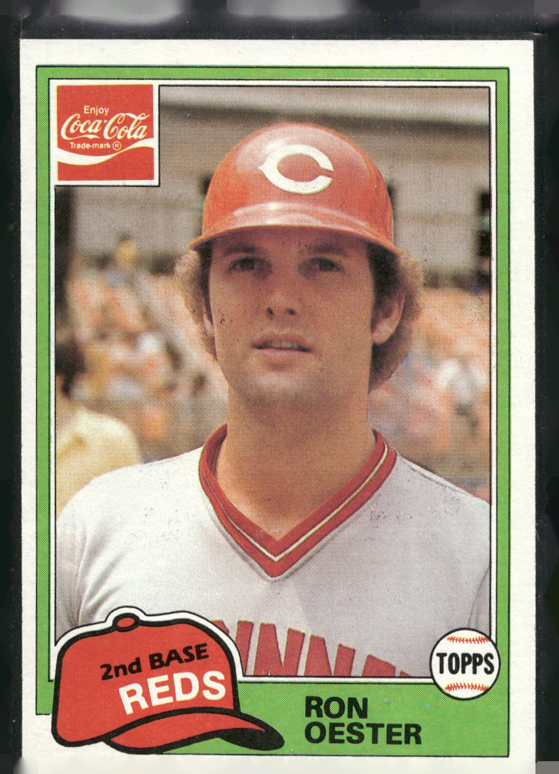 1981 Topps Coca-Cola Cincinnati Reds #9 Ron Oester