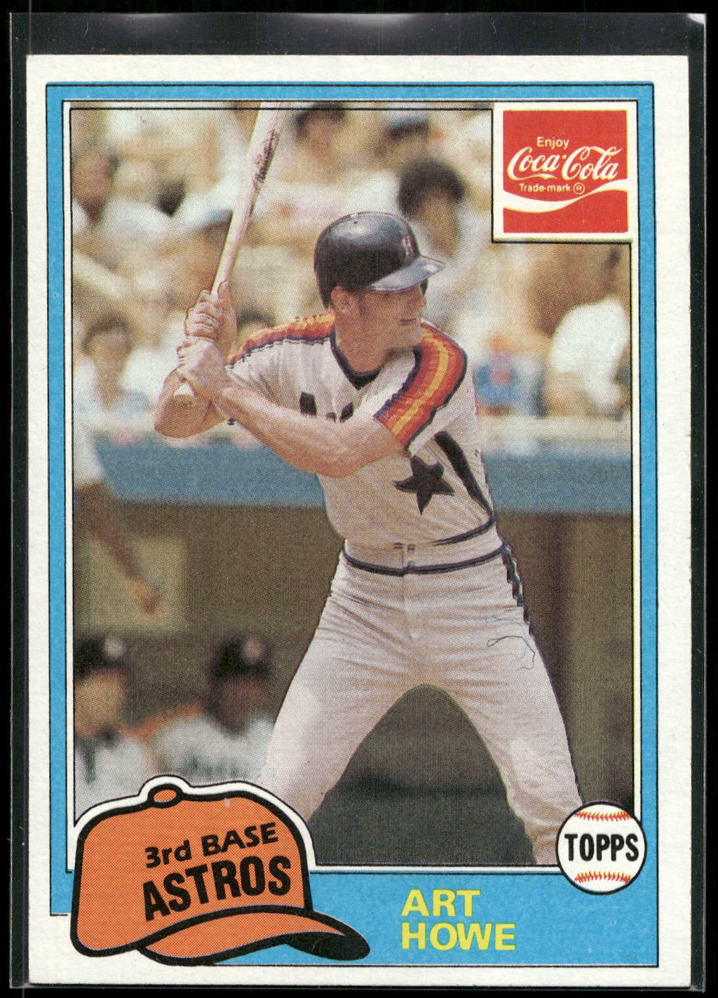 1981 Topps Coca-Cola Houston Astros #4 Art Howe