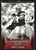 2020 Leaf Draft #100 Brett Favre Red
