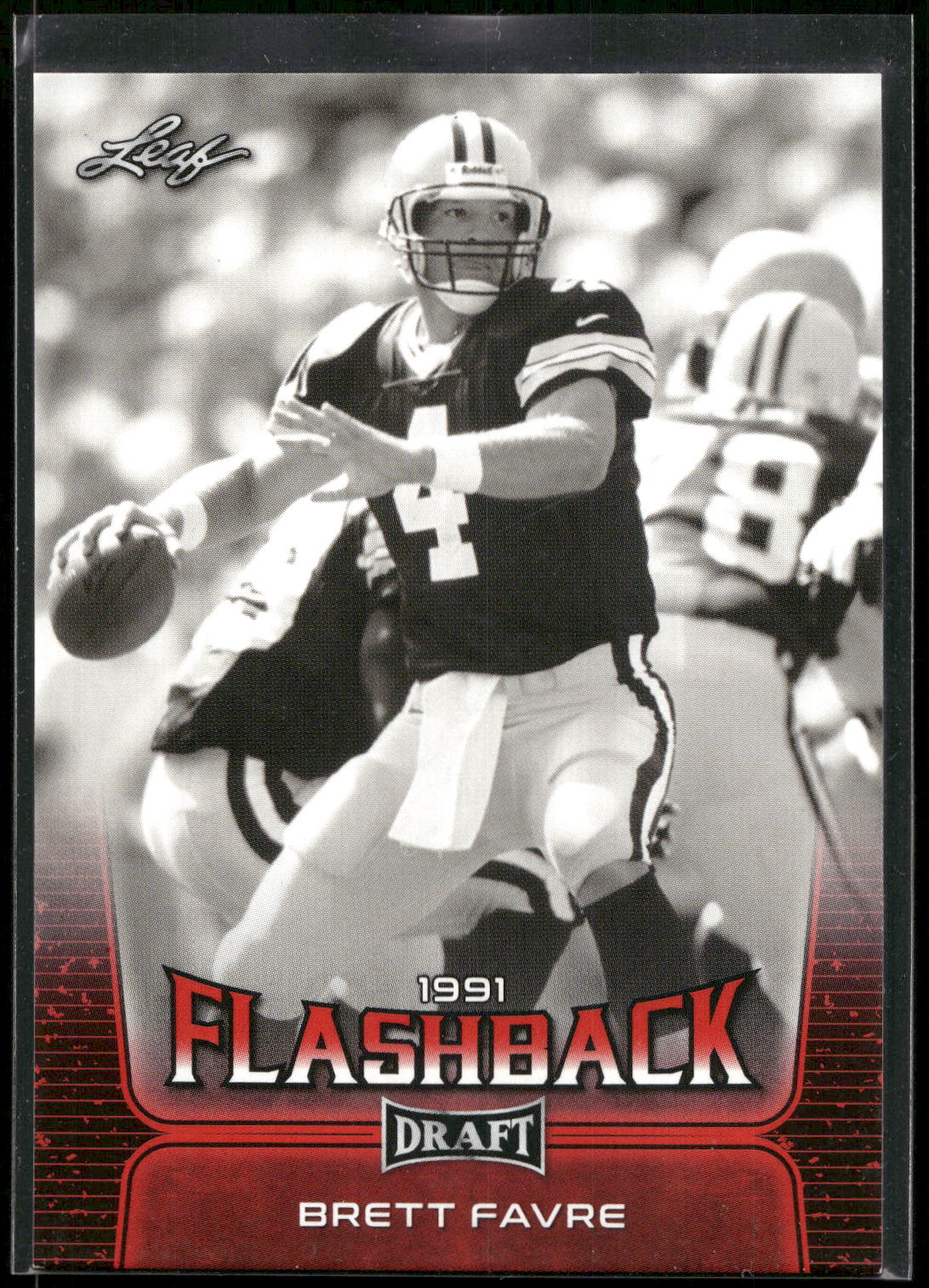 2020 Leaf Draft #100 Brett Favre Red
