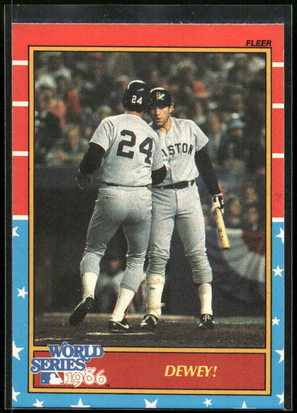 1987 Fleer #9 Dewey! World Series