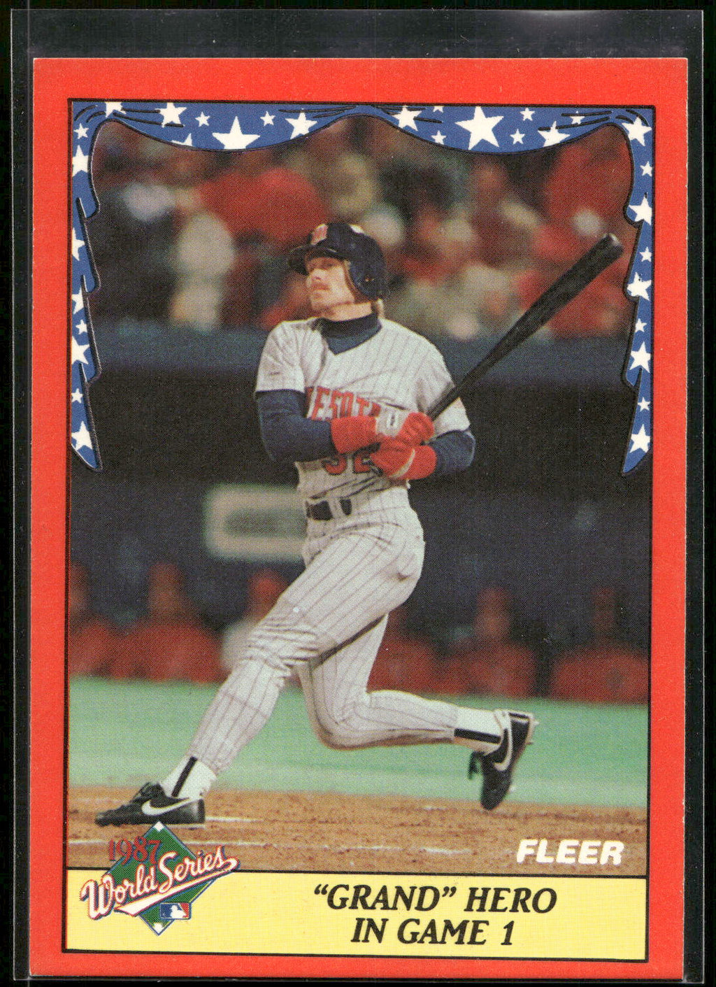1988 Fleer #1 "Grand" Hero in Game 1 World Series