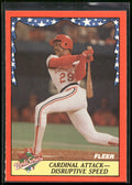 1988 Fleer #6 Cardinal Attack - Disruptive Speed World Series
