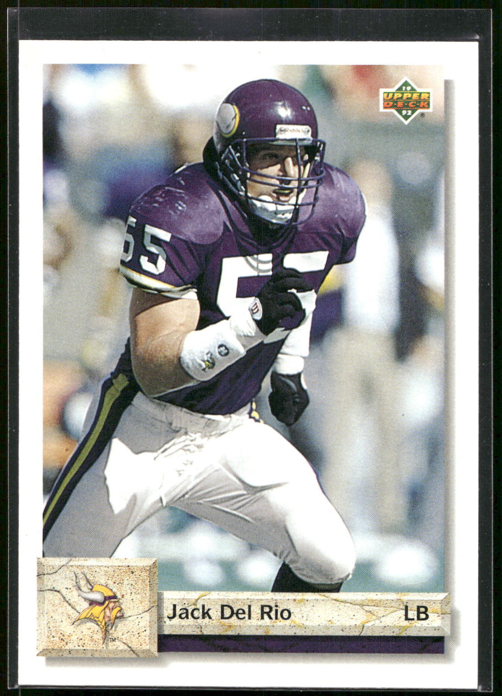 1992 Upper Deck #572 Jack Del Rio