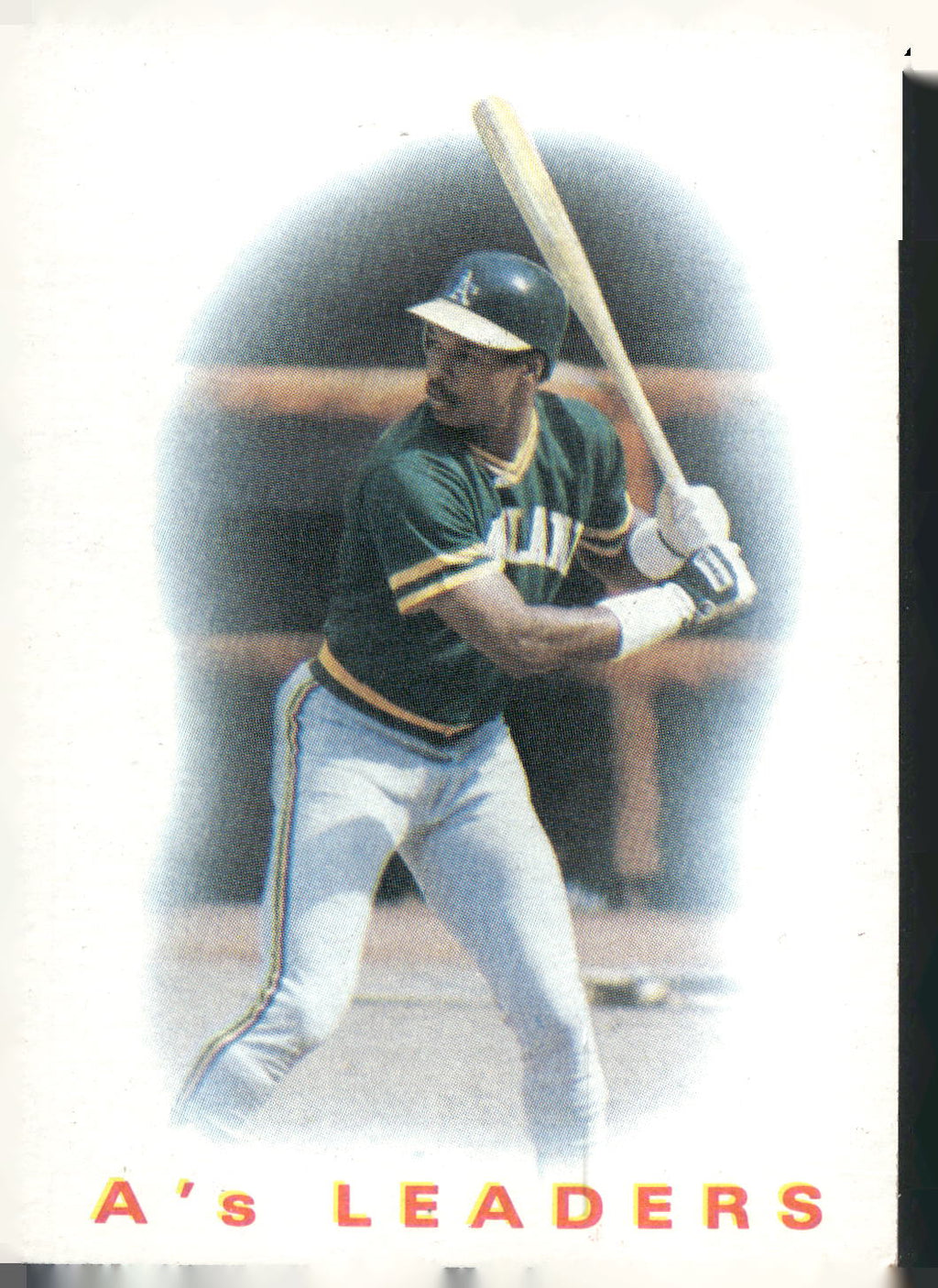 1986 Topps #216 A's Leaders