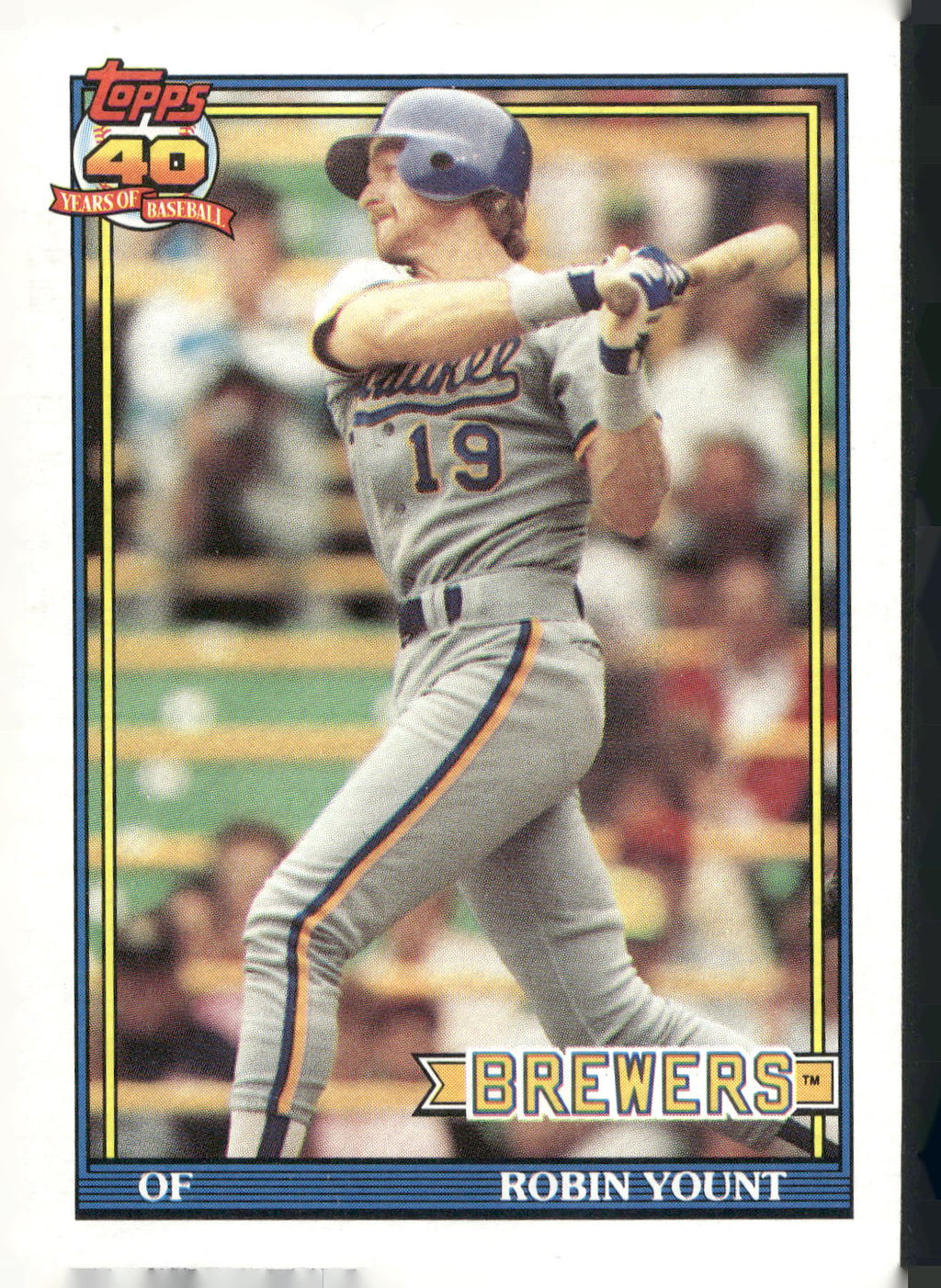 1991 Topps #575 Robin Yount
