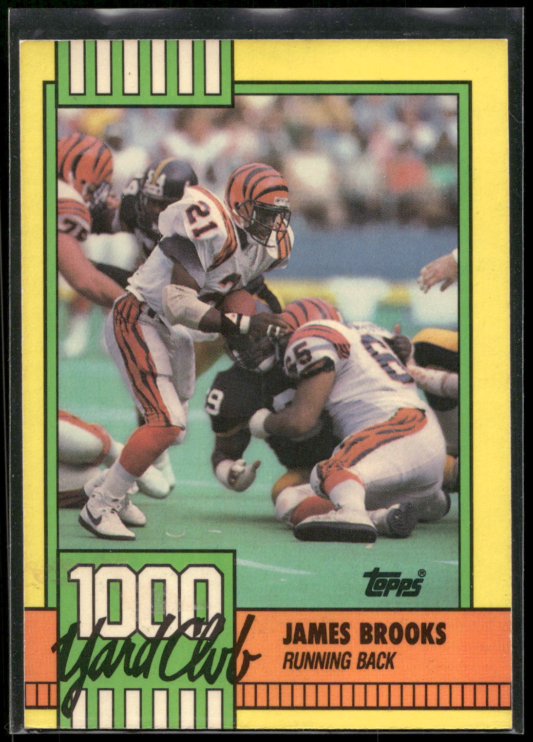 1990 Topps #12 James Brooks 1000 Yard Club