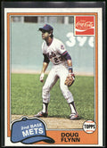 1981 Topps Coca-Cola New York Mets #2 Doug Flynn