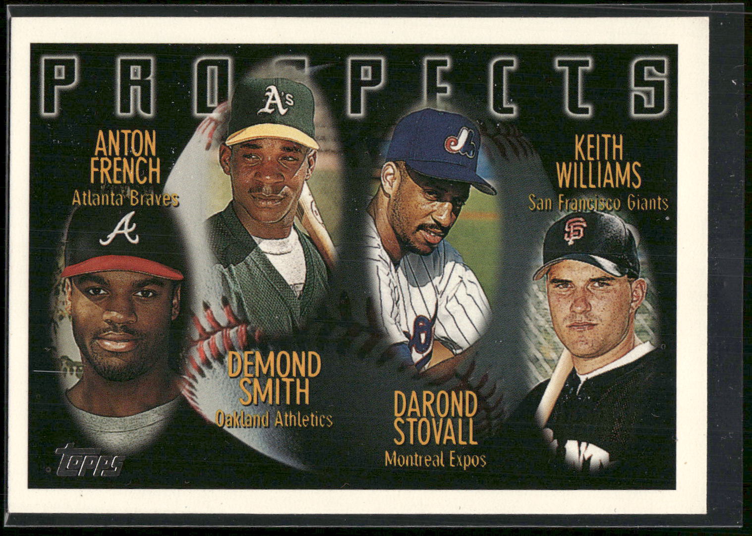 1996 Topps #437 Anton French / Demond Smith / Darond Stovall / Keith Williams
