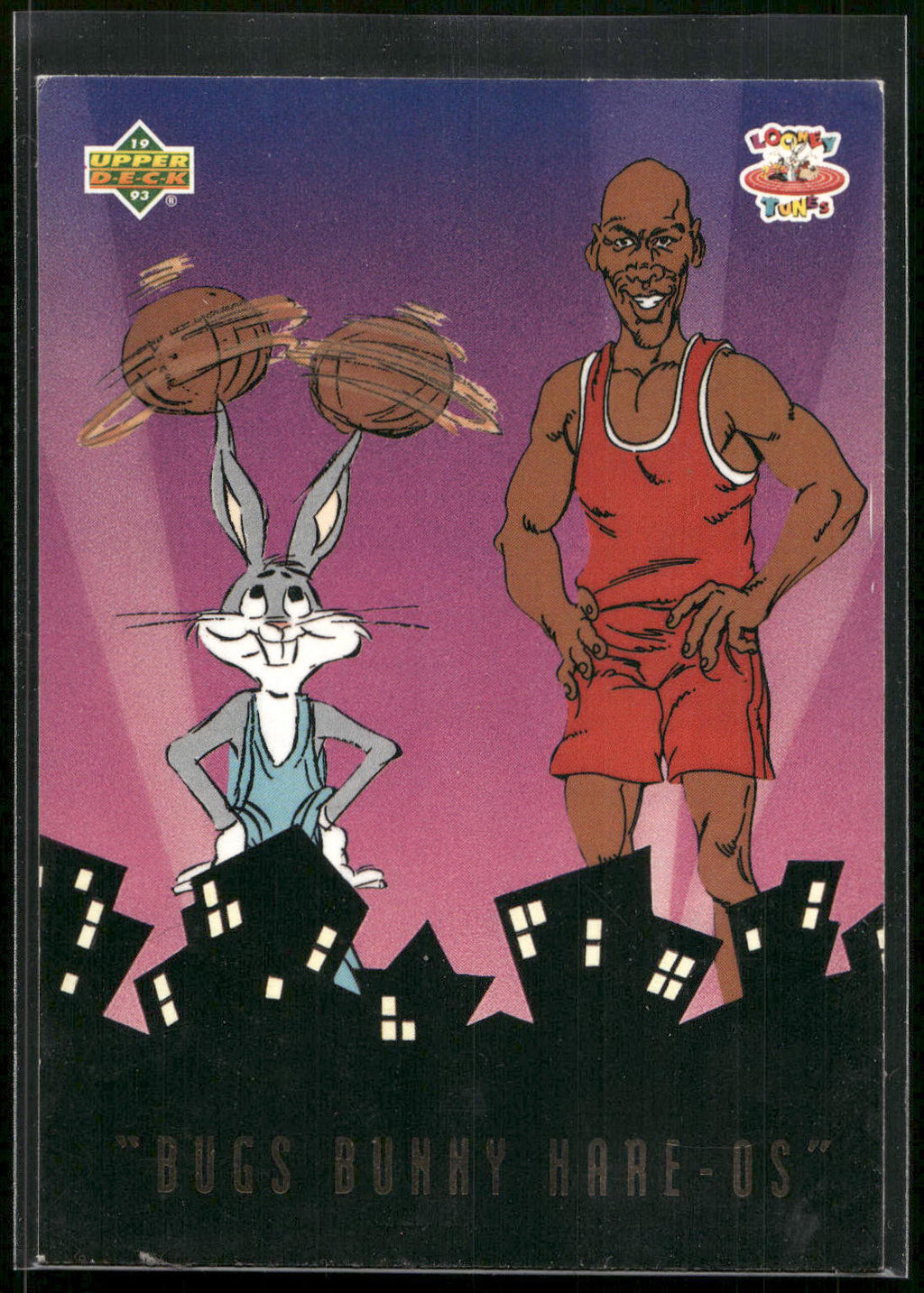 1993 Upper Deck Adventures in Toon World #BBH3 Michael Jordan Bugs Bunny Hare-Os