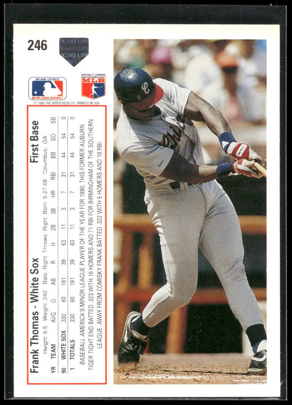 1991 Upper Deck #246 Frank Thomas