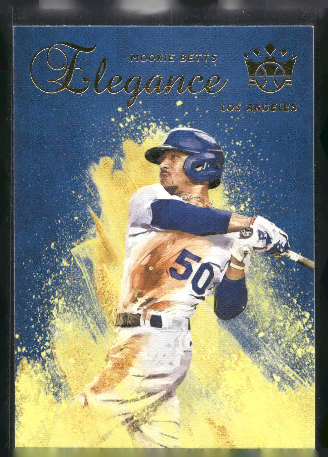 2021 Panini Diamond Kings #E-8 Mookie Betts Elegance