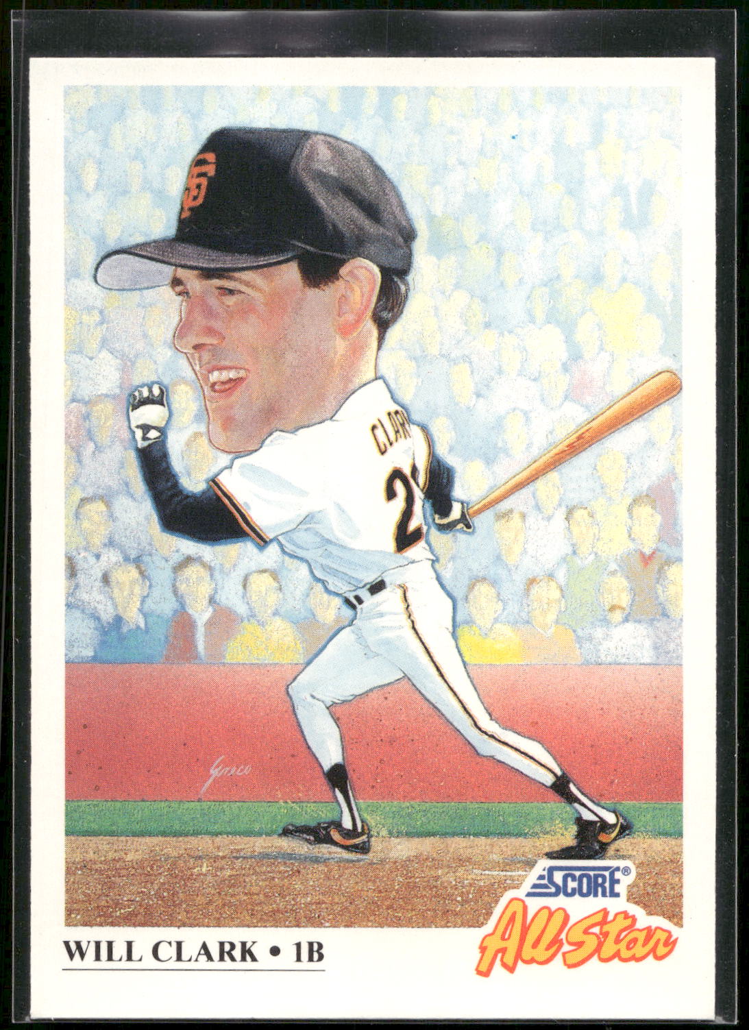 1991 Score #664 Will Clark