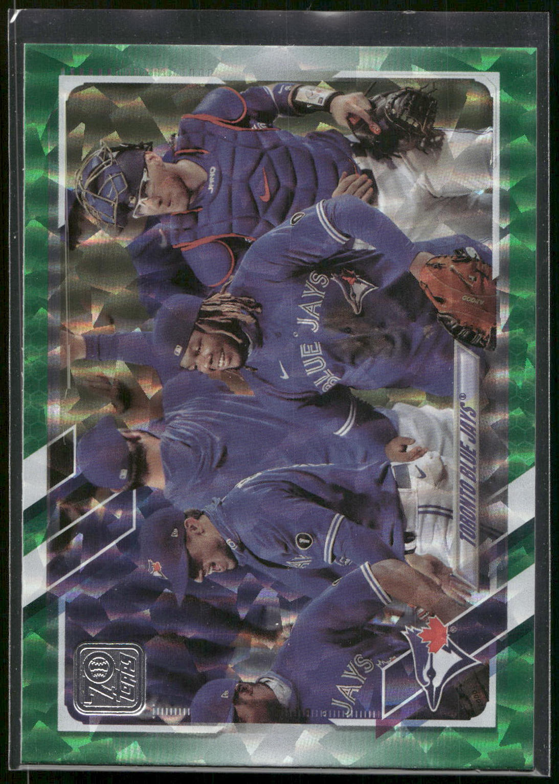 2021 Topps #438 Toronto Blue Jays Green #/499
