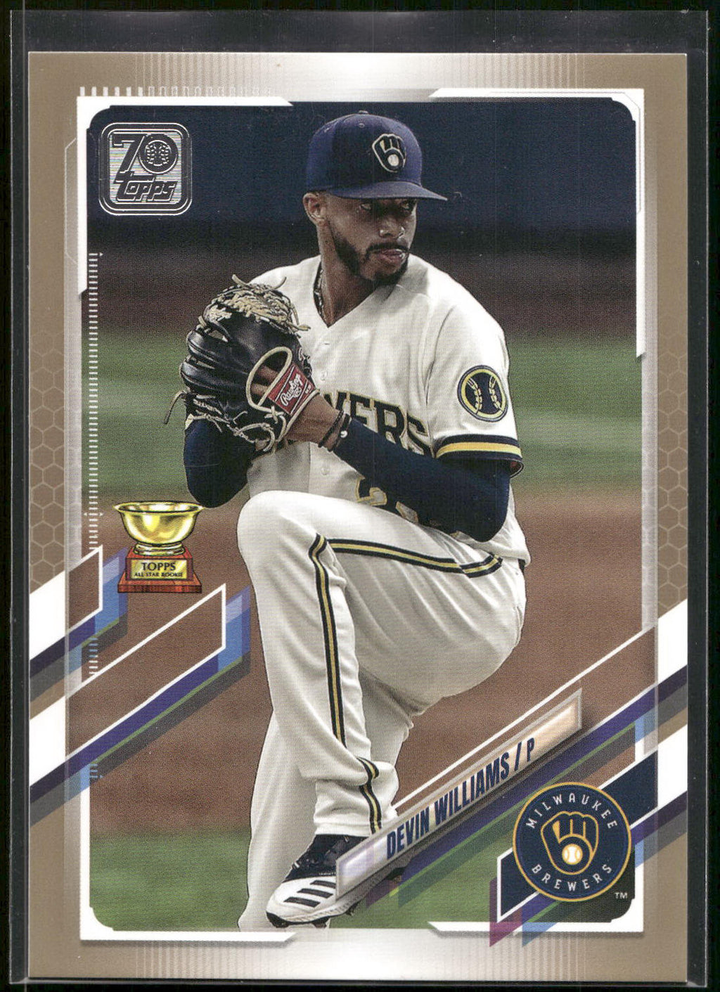 2021 Topps #485 Devin Williams Gold #/2021