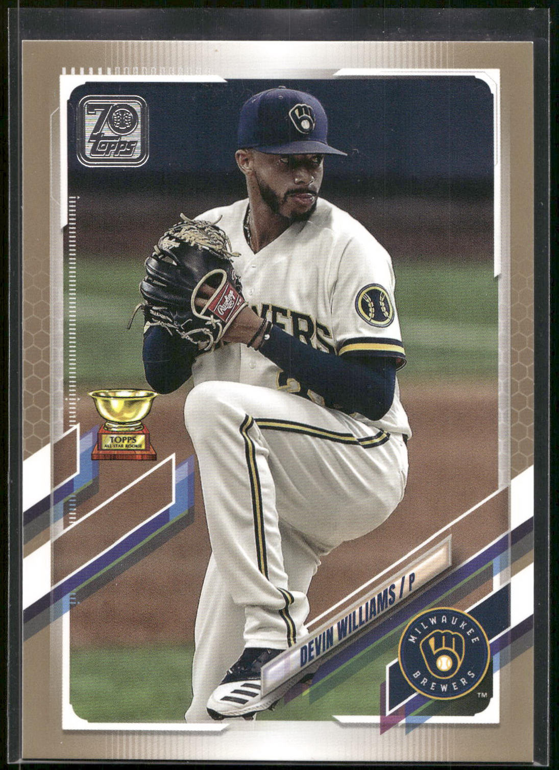 2021 Topps #485 Devin Williams Gold #/2021