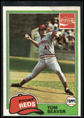 1981 Topps Coca-Cola Cincinnati Reds #10 Tom Seaver