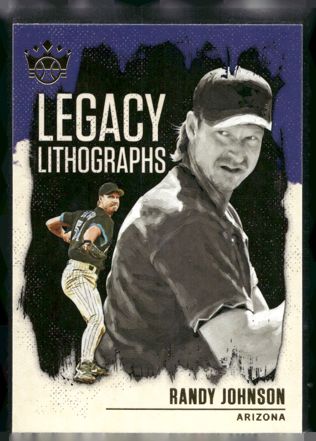 2021 Panini Diamond Kings #LL-5 Randy Johnson Legacy Lithographs