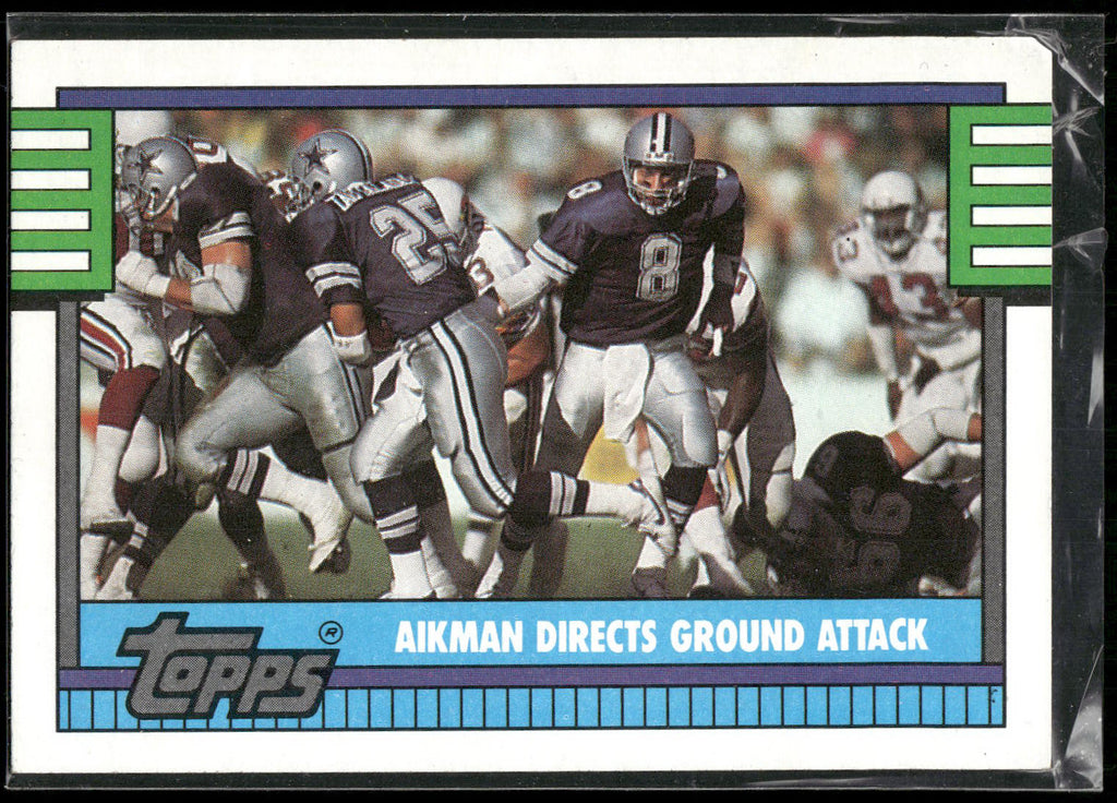 1990 Topps #511 Aikman Directs Ground Attack