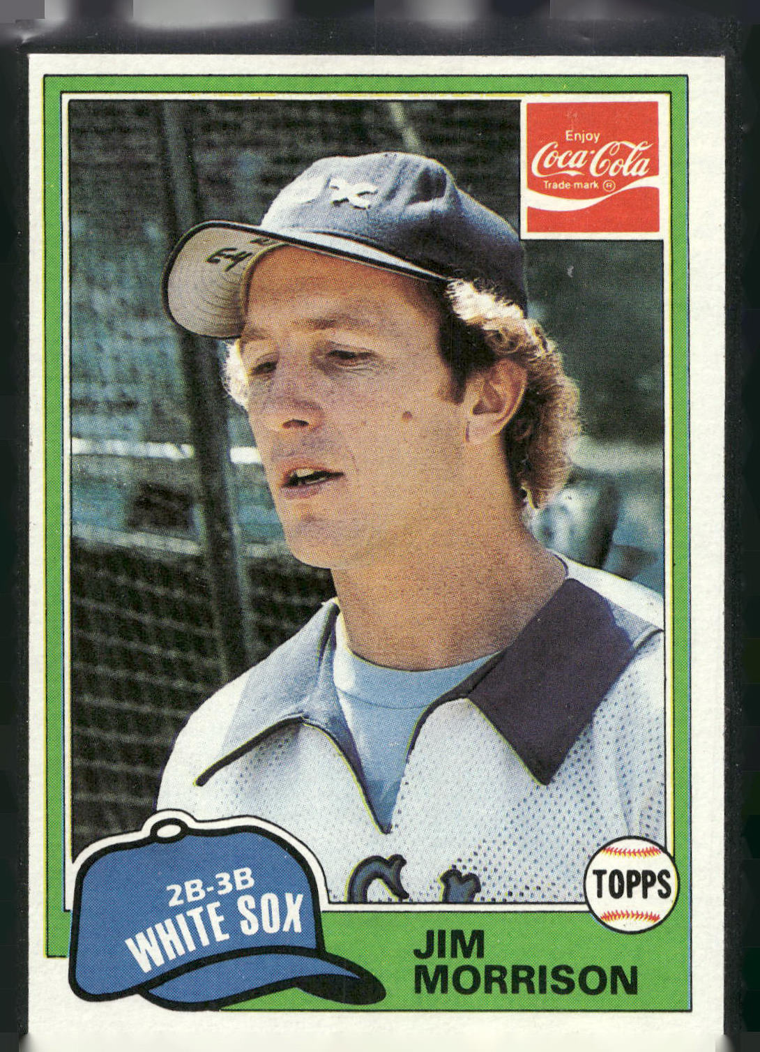 1981 Topps Coca-Cola Chicago White Sox #10 Jim Morrison