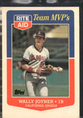 1988 Topps Rite-Aid Team MVP's #15 Wally Joyner