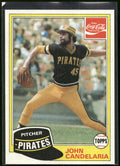 1981 Topps Coca-Cola Pittsburgh Pirates #2 John Candelaria