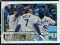 2023 Topps #134 Kansas City Royals Rainbow Foil