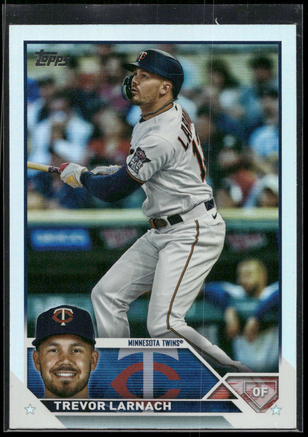 2023 Topps #201 Trevor Larnach Rainbow Foil