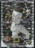 2023 Topps #238 Liover Peguero Silver Pattern Foilboard