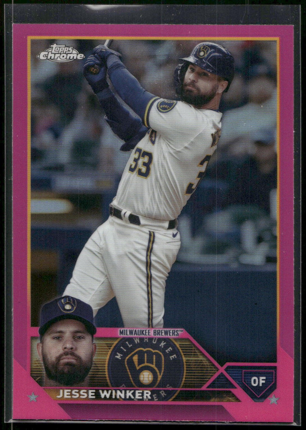2023 Topps Chrome Update #USC139 Jesse Winker Pink