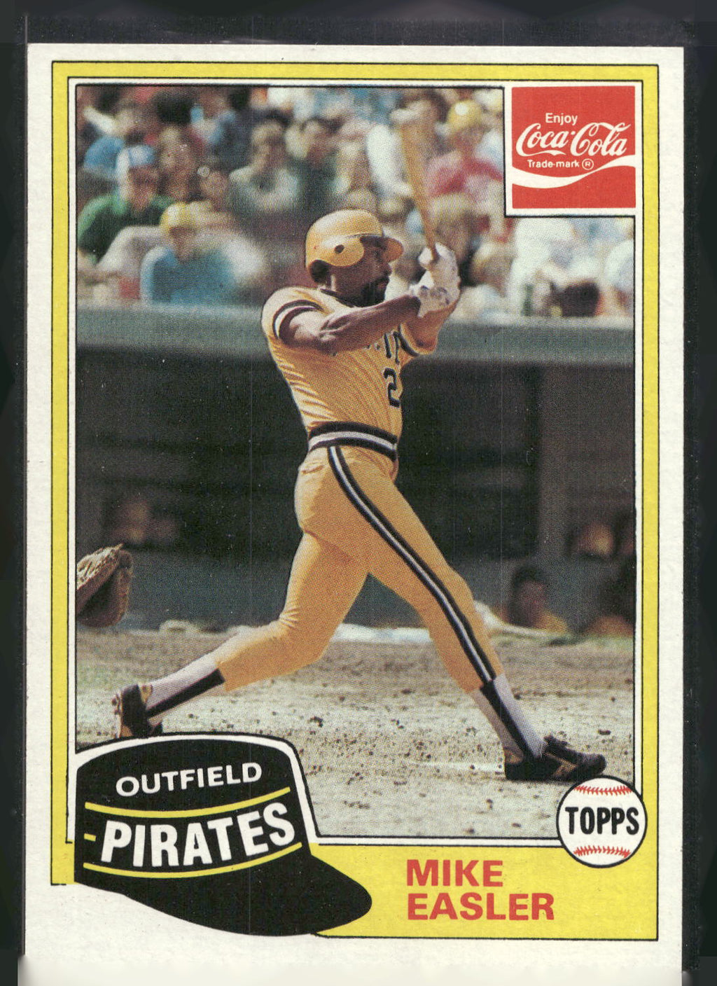 1981 Topps Coca-Cola Pittsburgh Pirates #3 Mike Easler