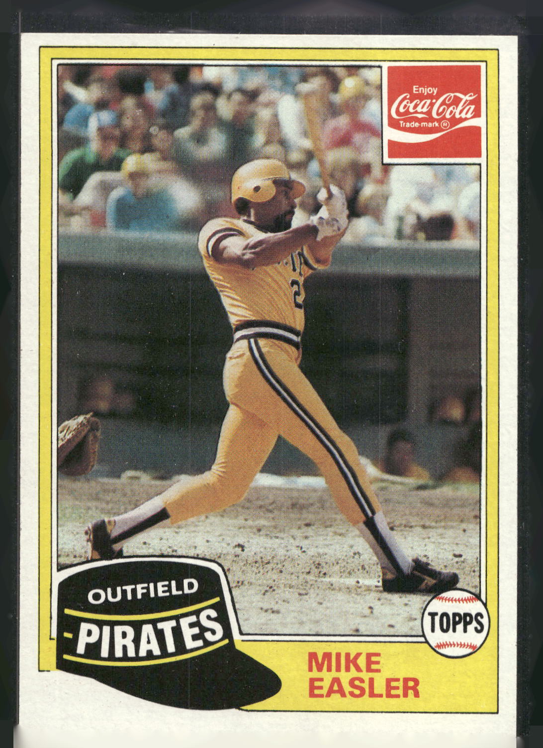 1981 Topps Coca-Cola Pittsburgh Pirates #3 Mike Easler