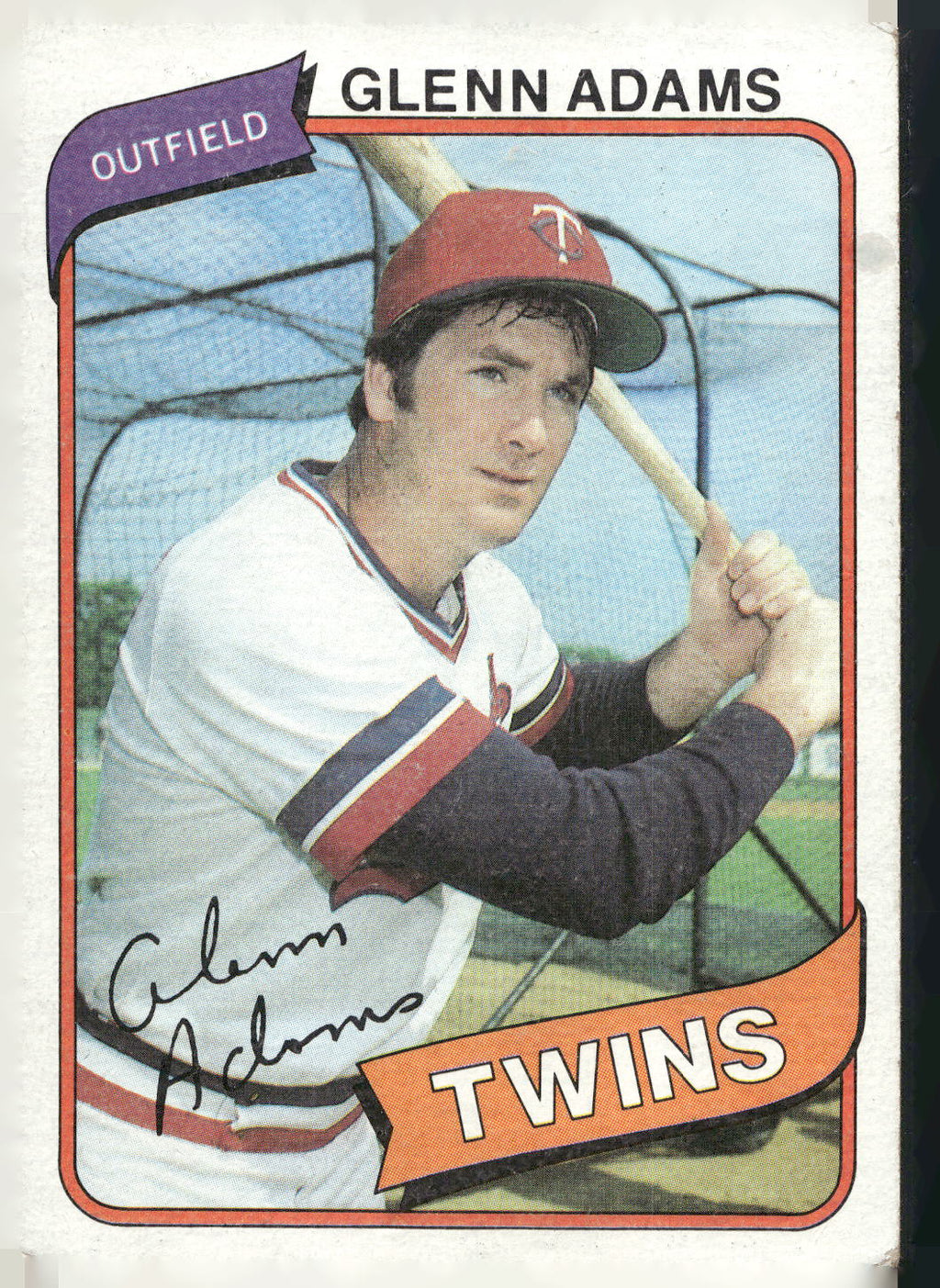 1980 Topps #604 Glenn Adams