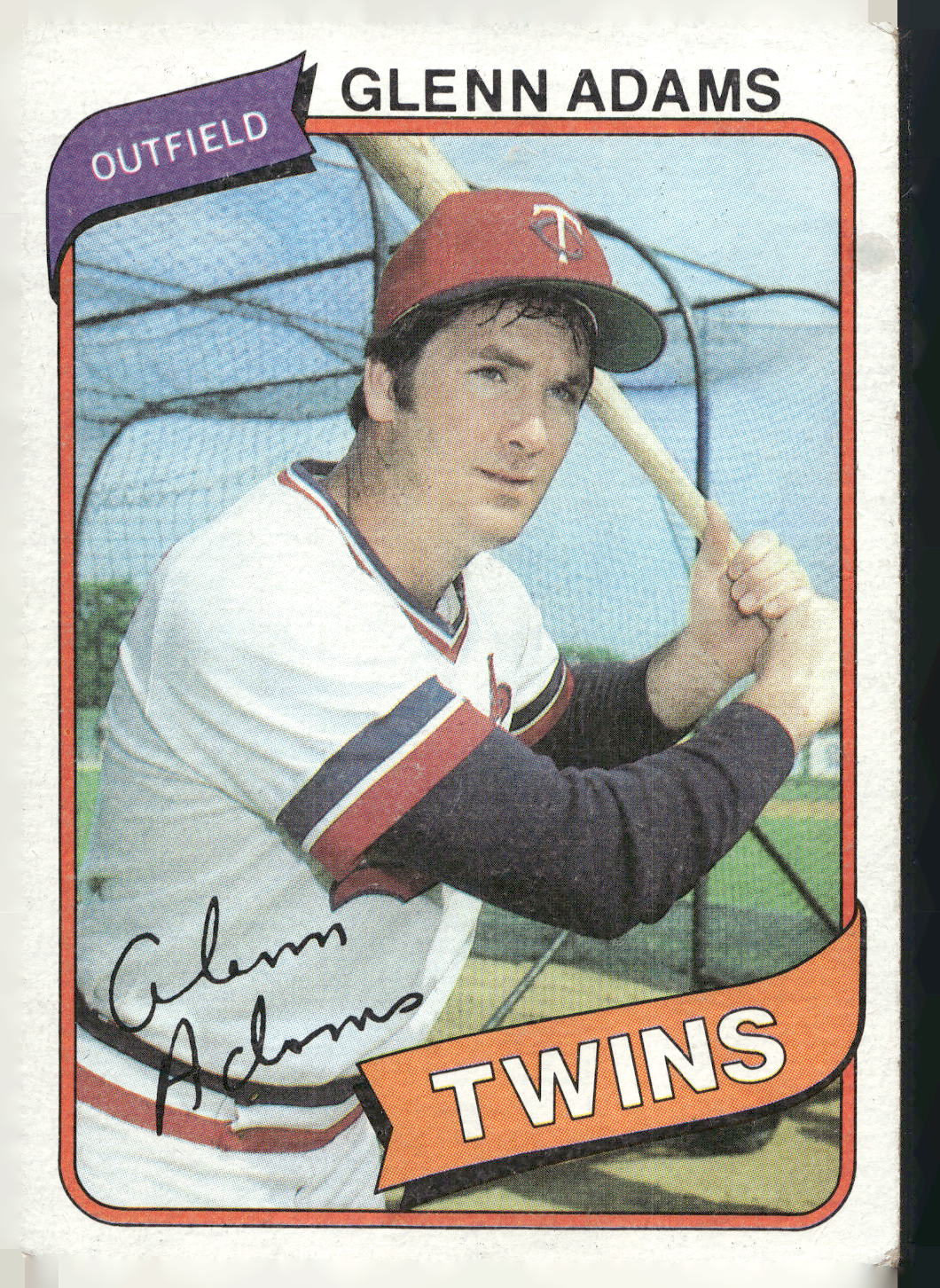 1980 Topps #604 Glenn Adams