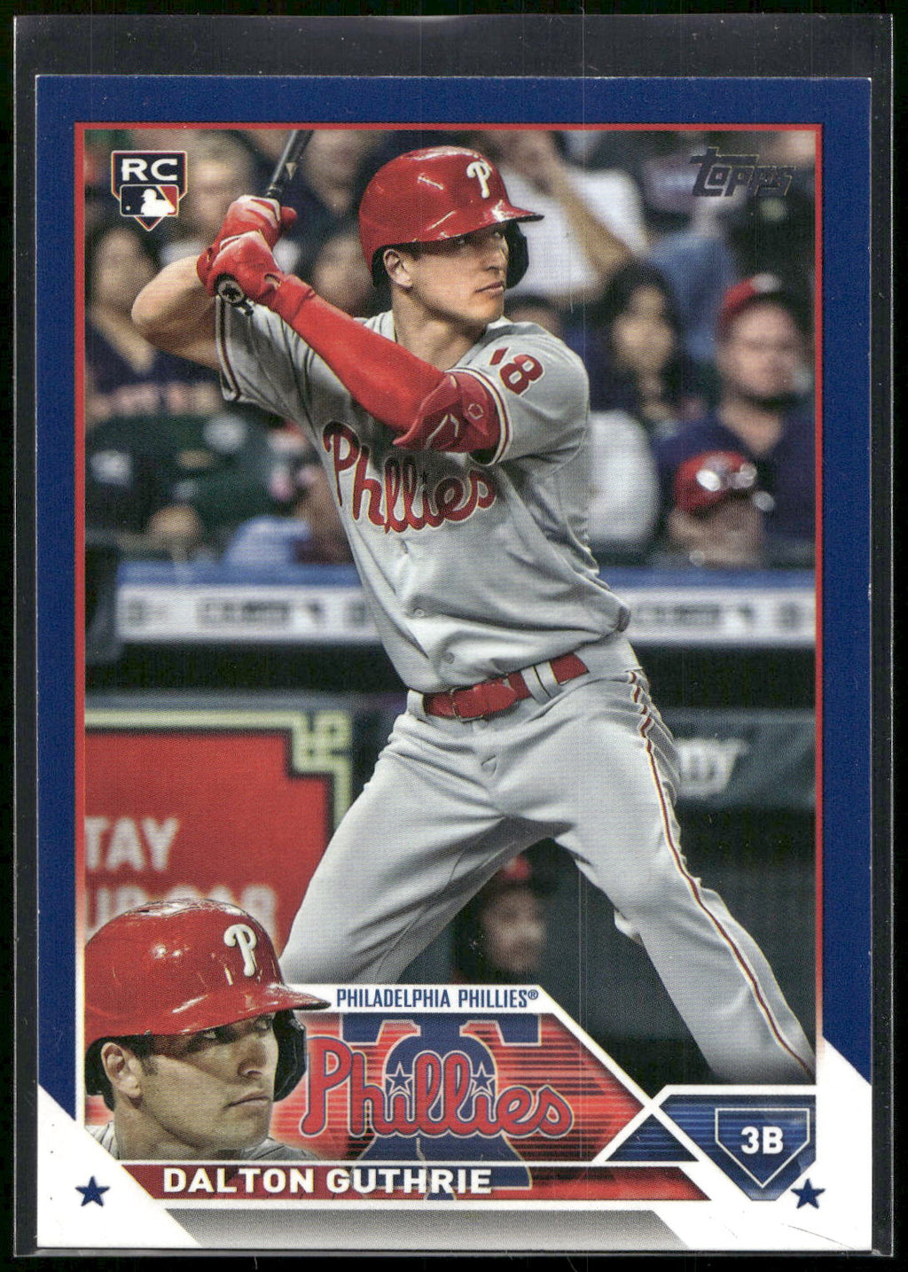 2023 Topps #398 Dalton Guthrie Royal Blue