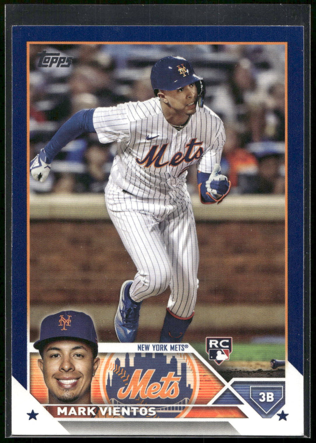 2023 Topps #550 Mark Vientos Royal Blue