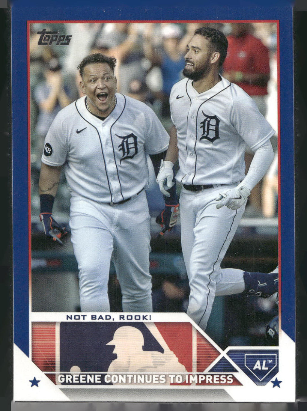 2023 Topps #210 Not Bad, Rook! Royal Blue