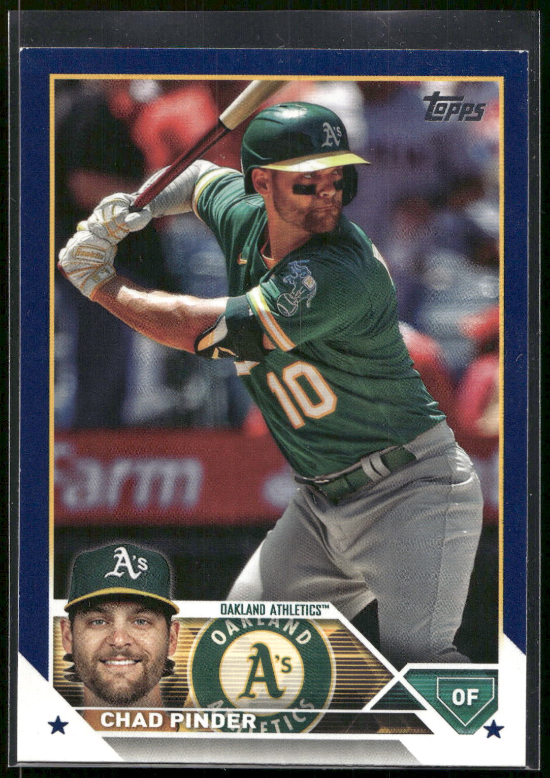 2023 Topps #522 Chad Pinder Royal Blue