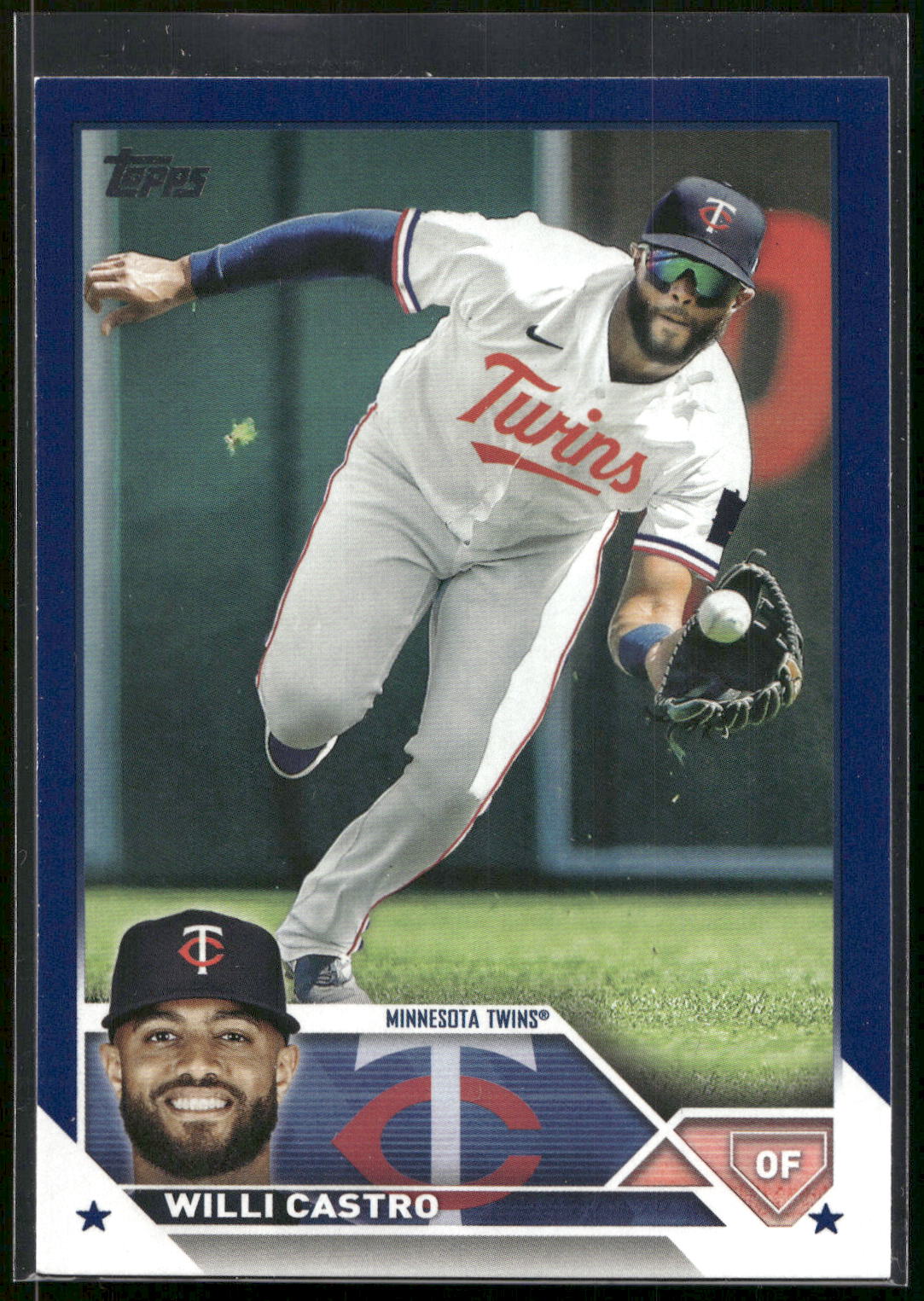 2023 Topps #411 Willi Castro Royal Blue