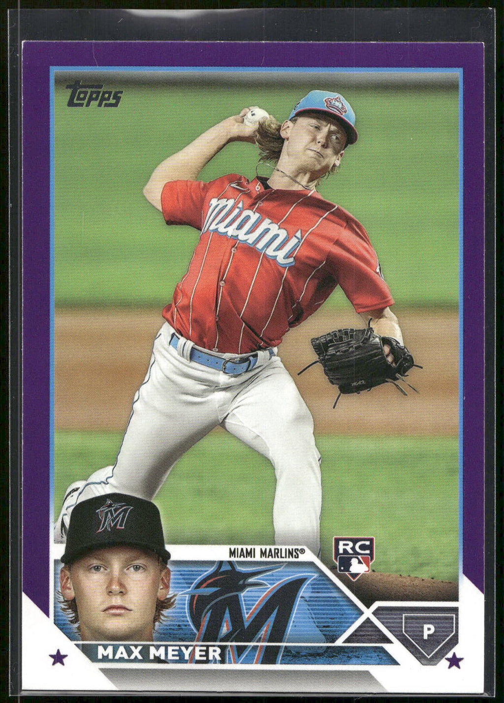 2023 Topps #388 Max Meyer Purple