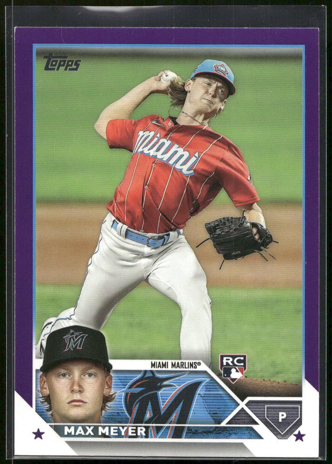 2023 Topps #388 Max Meyer Purple