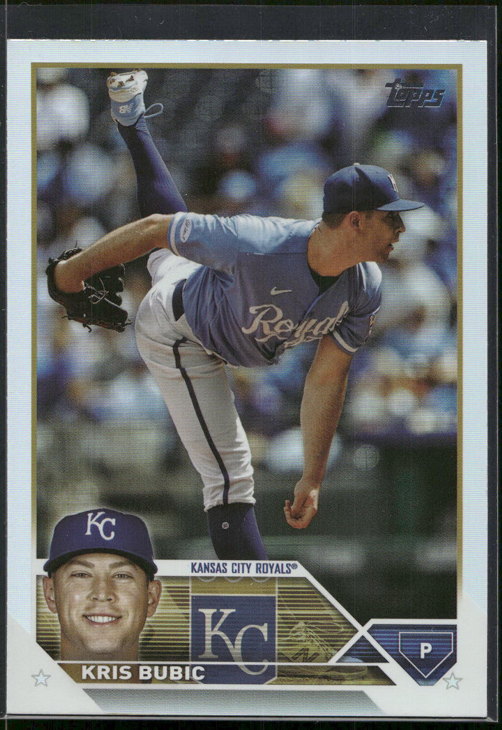 2023 Topps #541 Kris Bubic Rainbow Foil