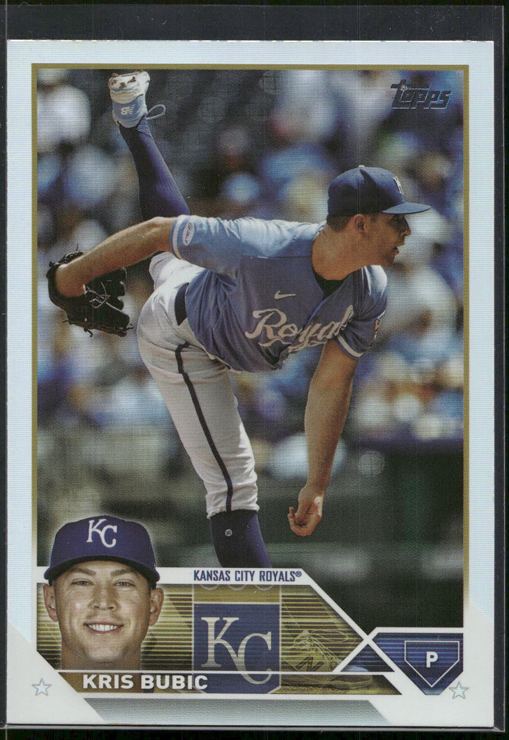2023 Topps #541 Kris Bubic Rainbow Foil