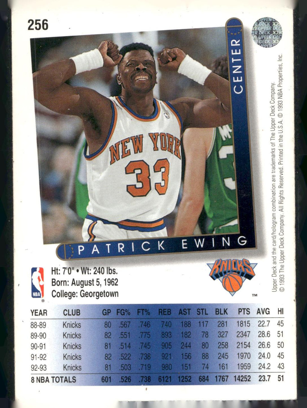 1993-94 Upper Deck #256 Patrick Ewing